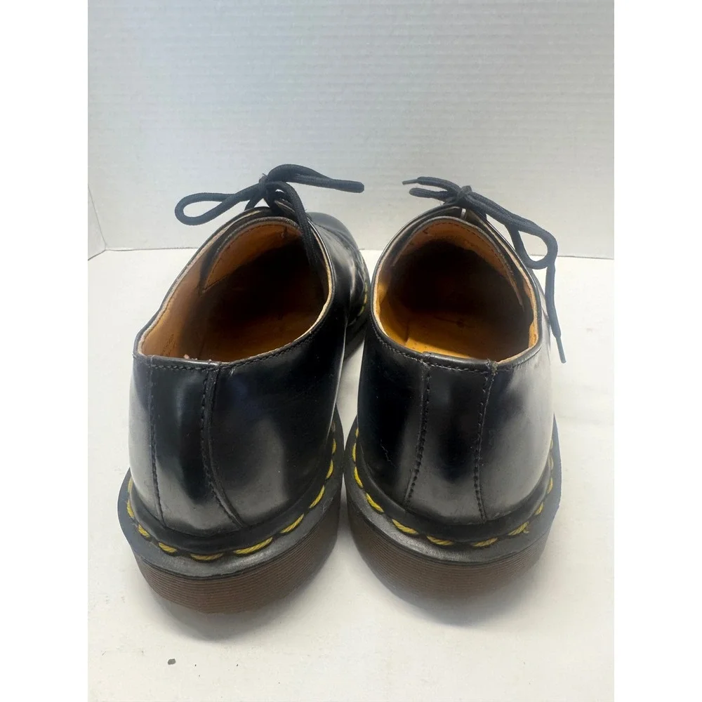 Dr. Martens 1461 Vintage Made in England Black Leather Oxford Shoes Mens 8